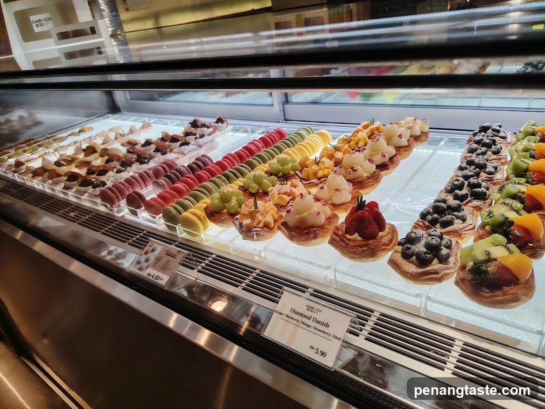 Display Case of Pastries