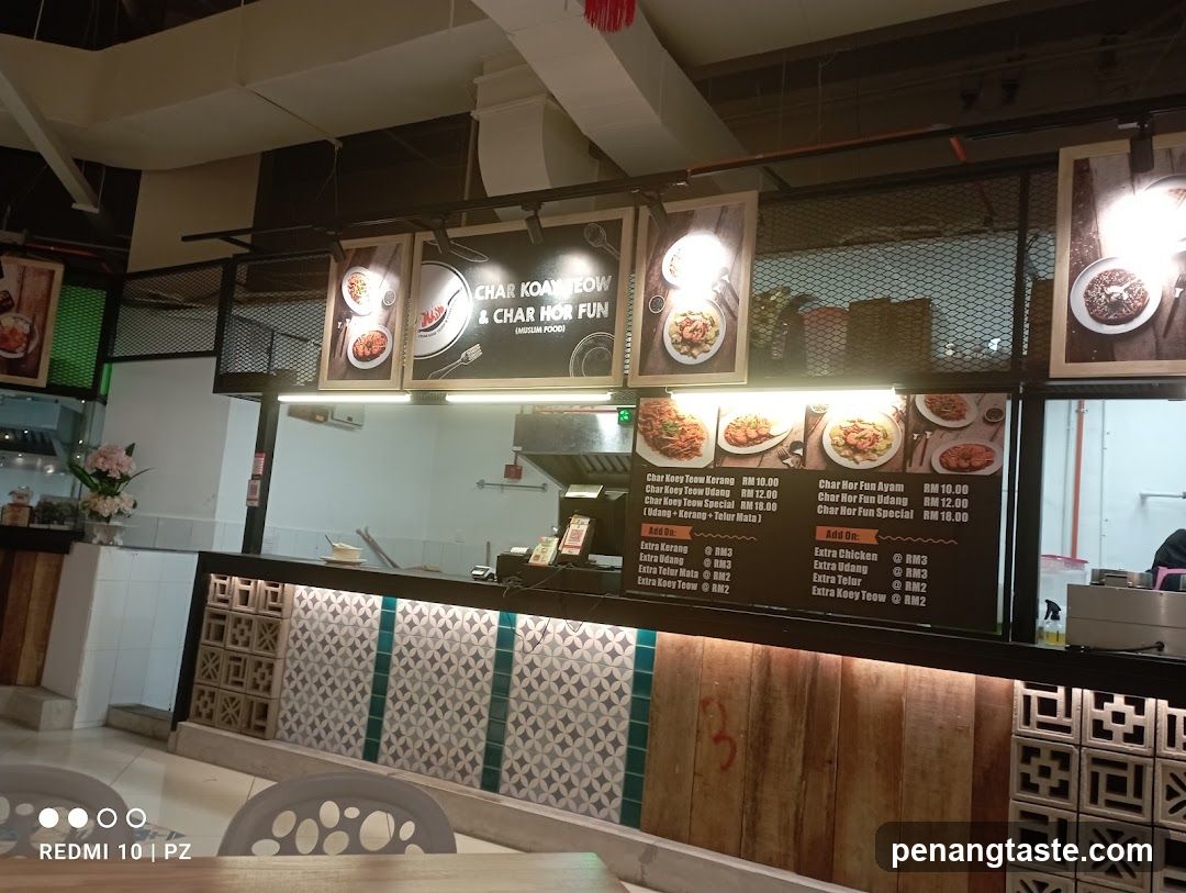 Char Koay Teow & Char Hor Fun stall interior
