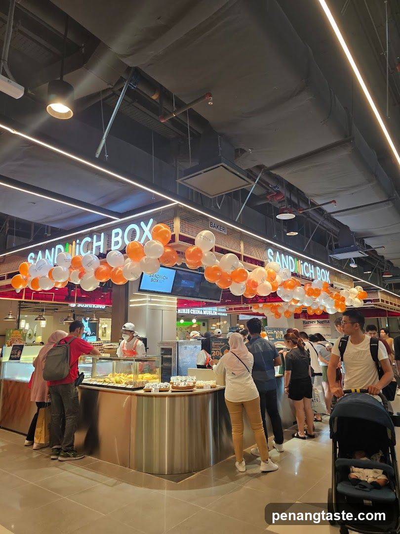 Sandwich Box Food Stall Interior