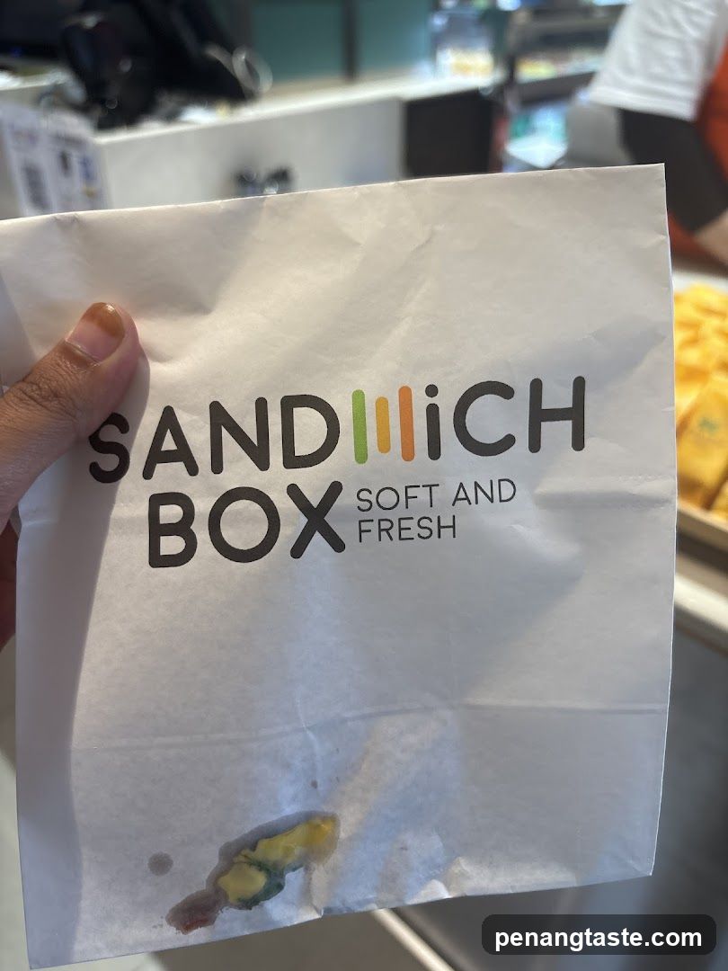 Sandwich Box Paper Bag