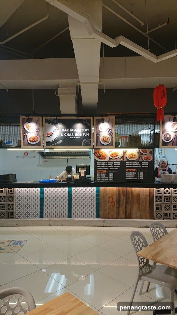 Food stall interior
