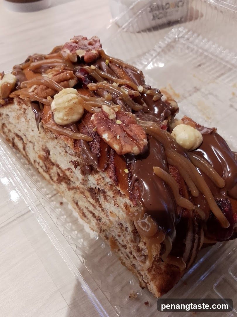 Caramel Chocolate Nut Cake