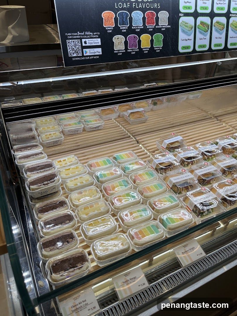 Bread and Sandwich Display Case