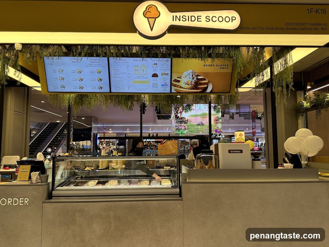 Inside Scoop Ice Cream Shopfront