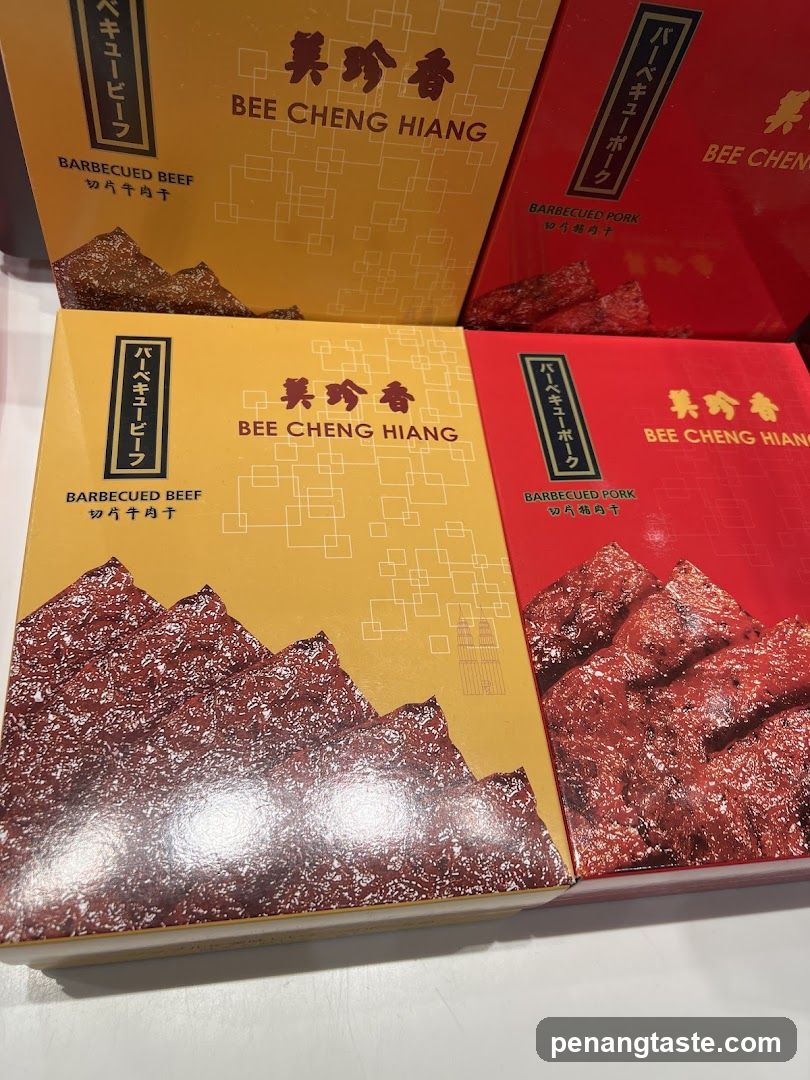 Bee Cheng Hiang Product Packaging