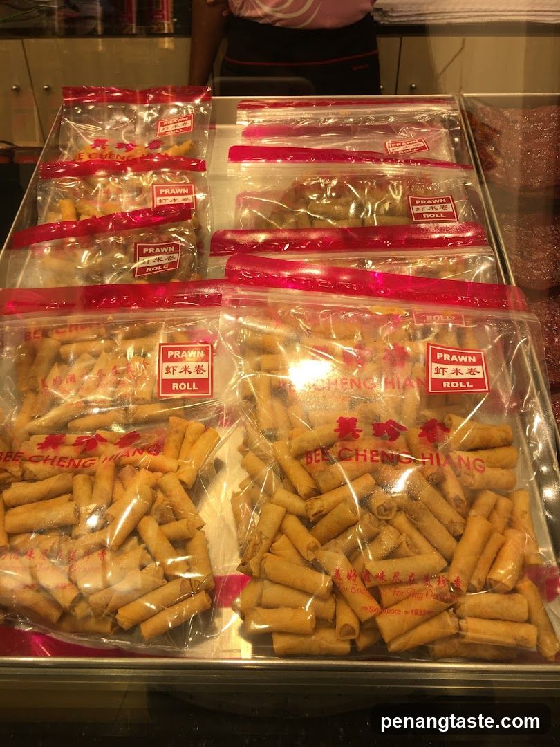 Prawn Rolls Display