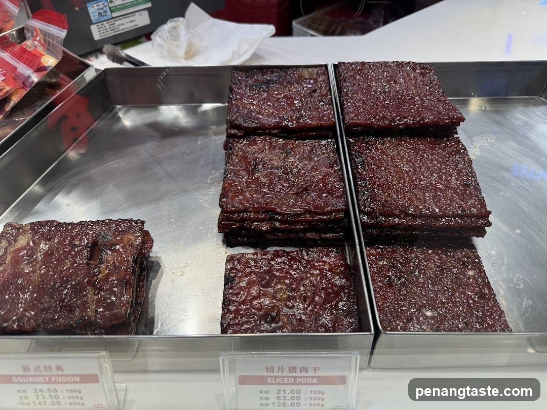 Sliced Pork Display