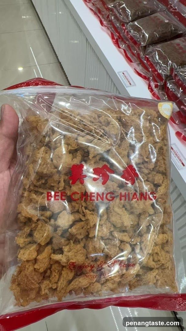 Hand holding packaged food product