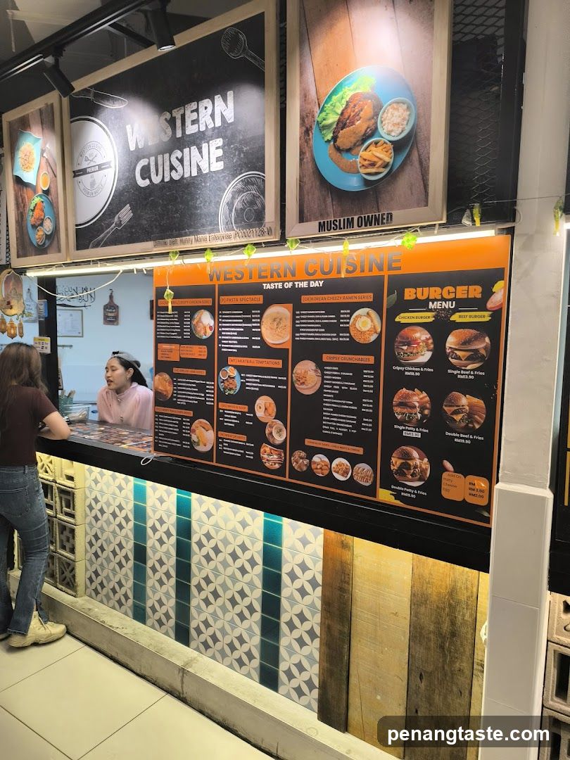 Western Cuisine Menu Board