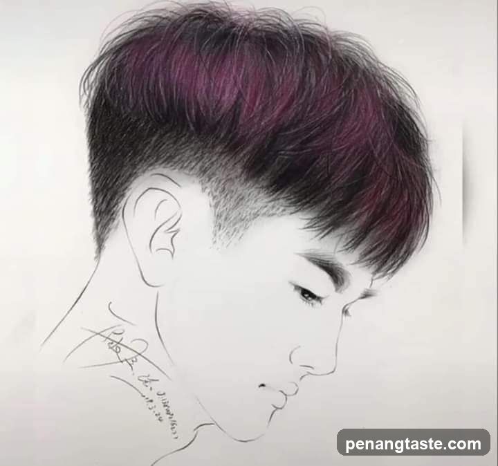 Hand-drawn portrait