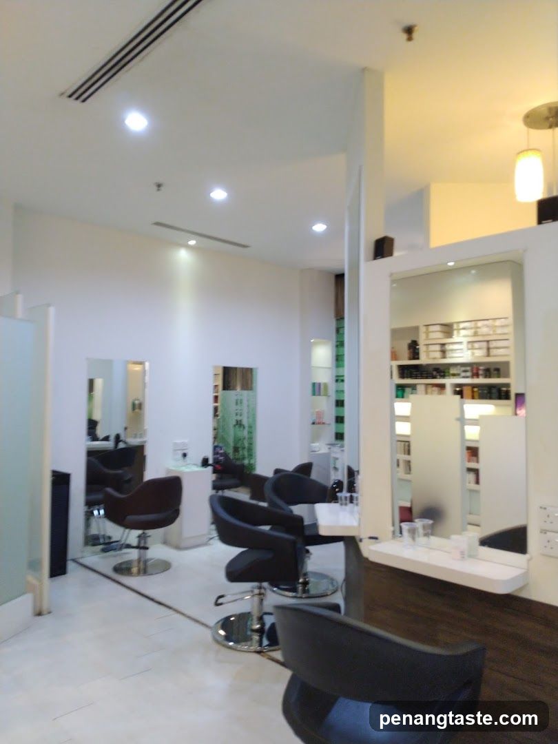 Interior of a salon