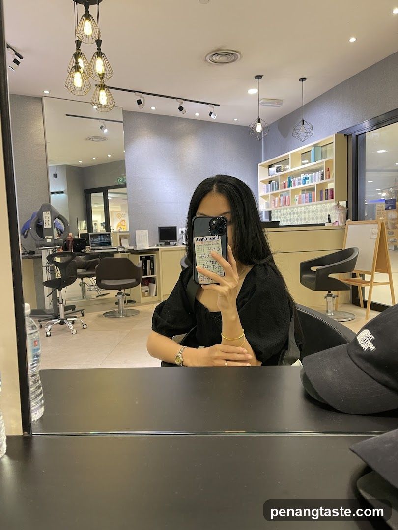 Interior of a salon