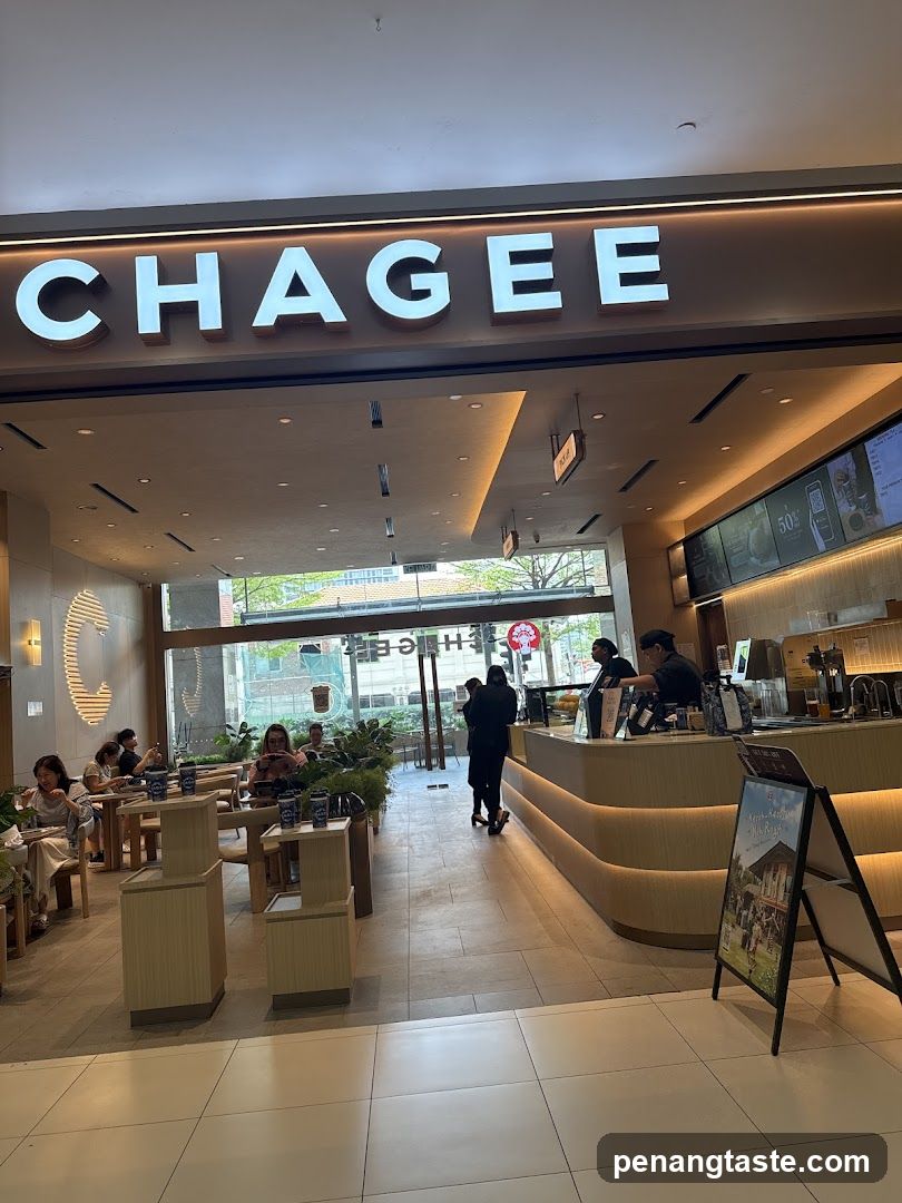 CHAGEE storefront interior view