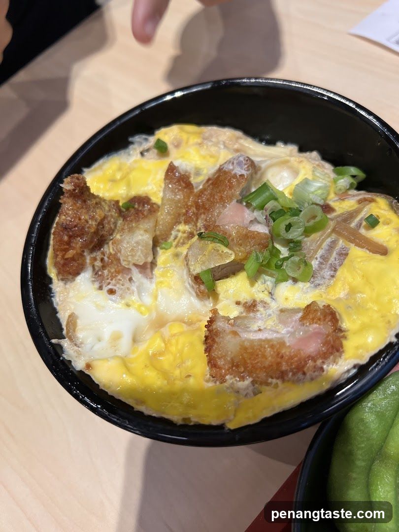Food dish in black bowl