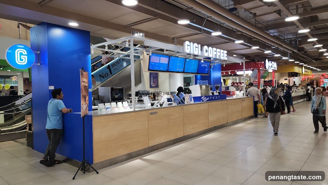 GIGI COFFEE counter inside shopping mall