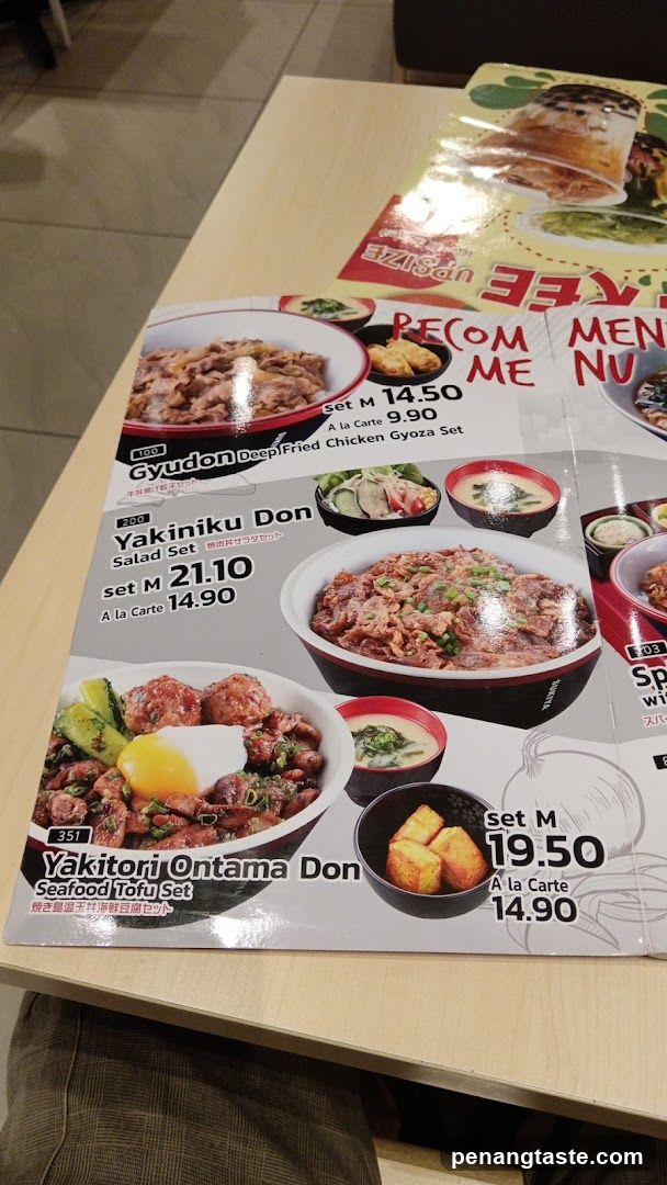 Restaurant Menu Display