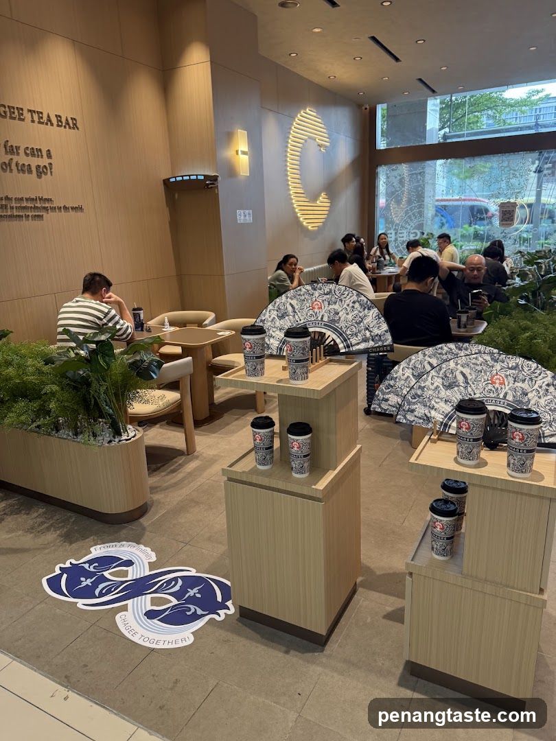 Chagee Tea Bar Interior