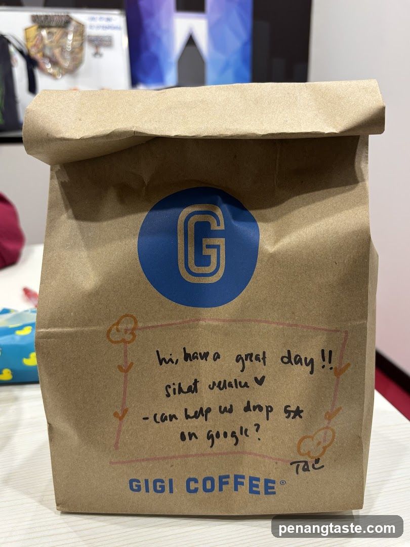 Gigi Coffee Takeaway Bag