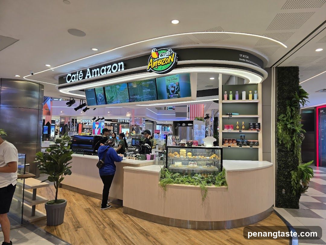 Café Amazon storefront interior