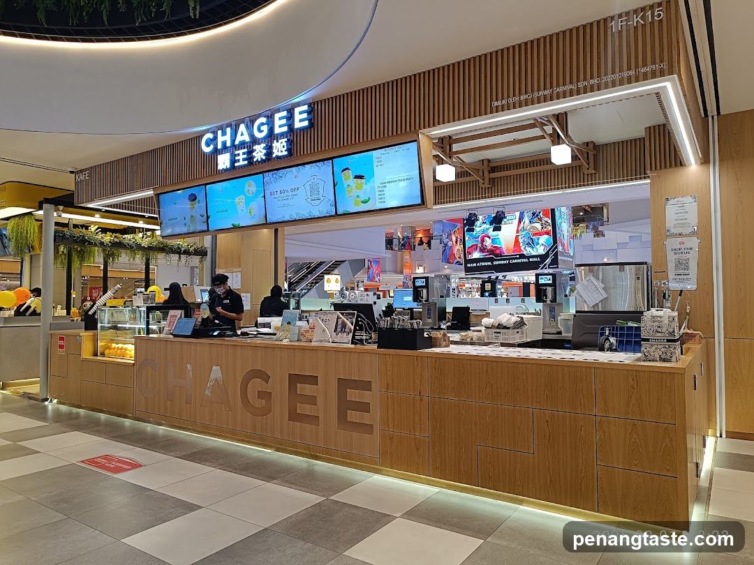 CHAGEE storefront interior