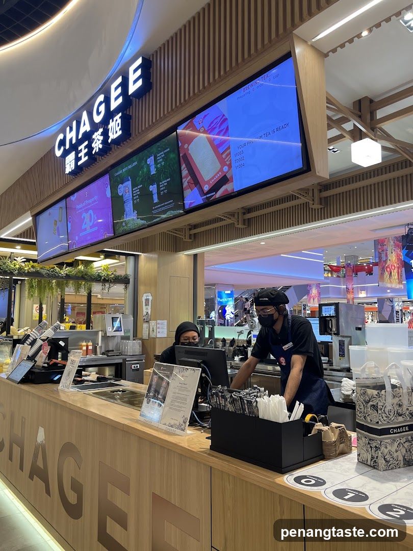 Chagee Tea Shop Interior
