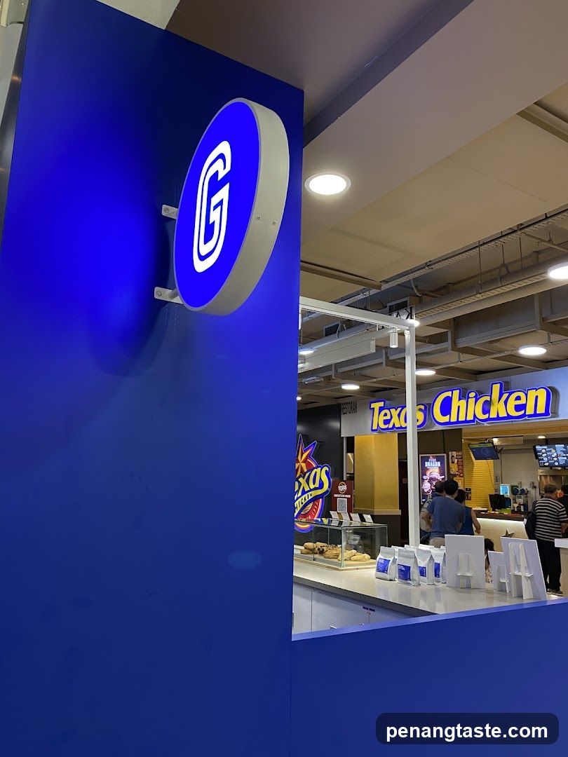 Interior food court area