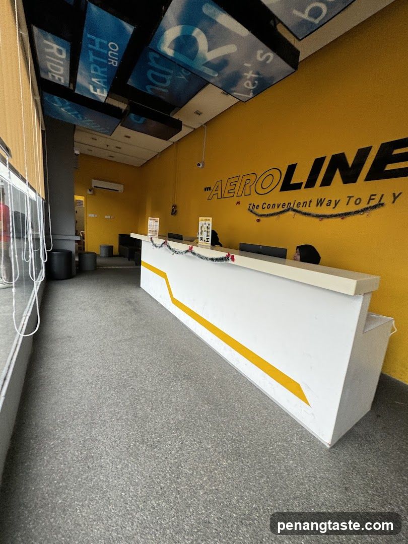 Aeroline Interior Reception