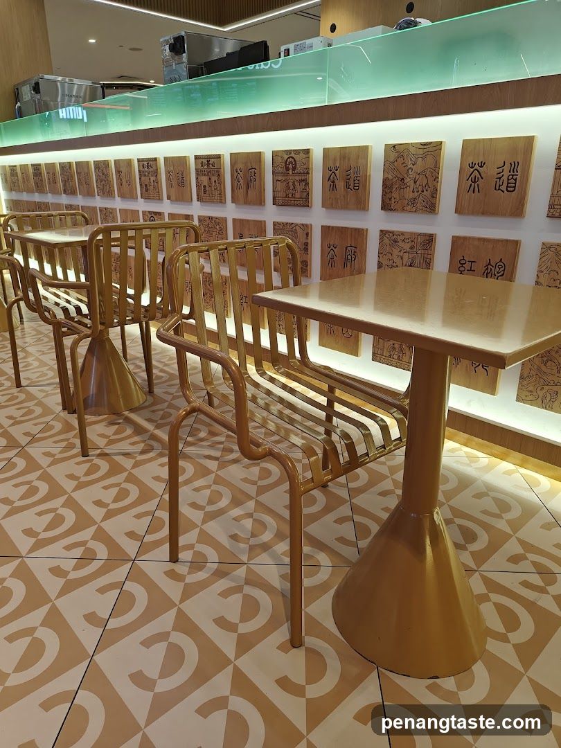 Interior seating area