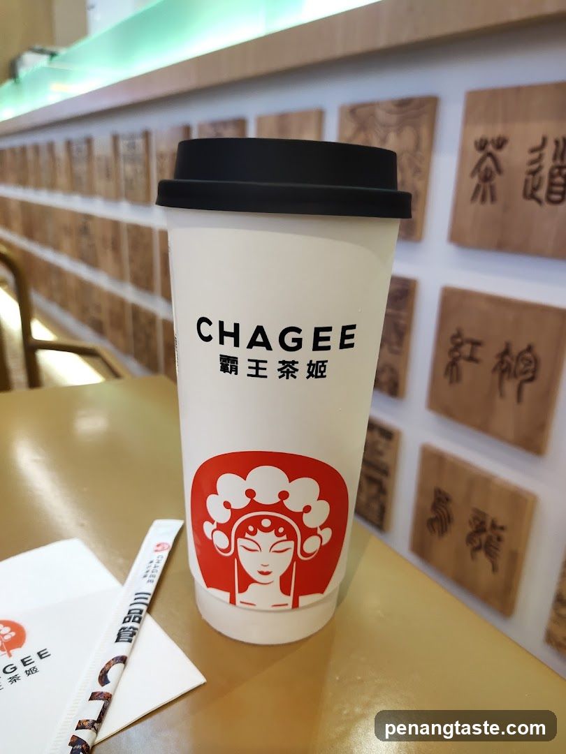 Chagee Cup on Table