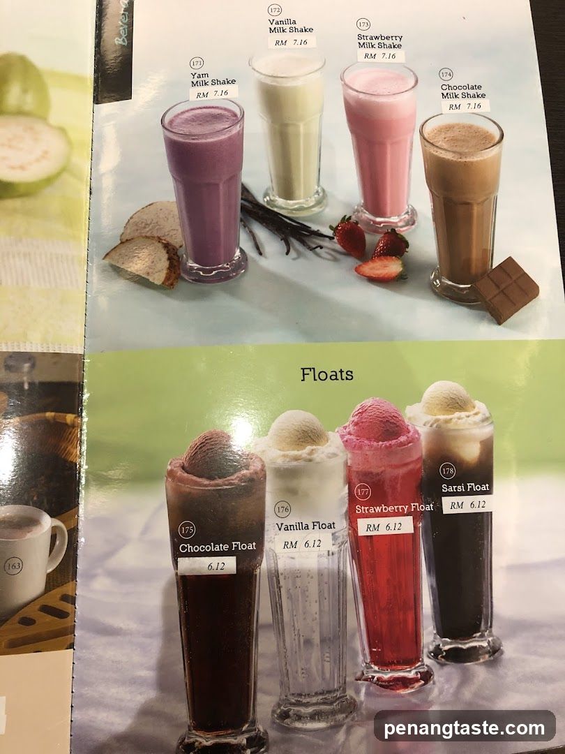Beverage Menu Page