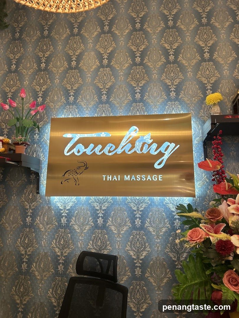 Touching Thai Massage Interior Signage