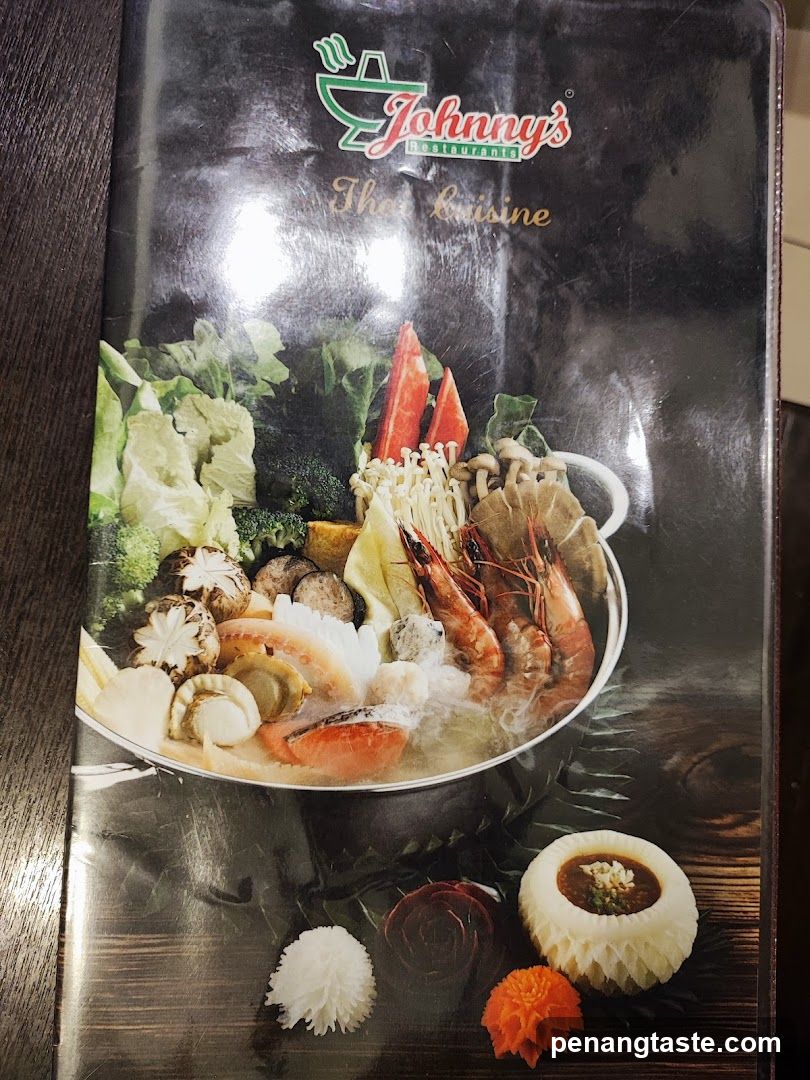Johnny's Restaurant Menu Cover