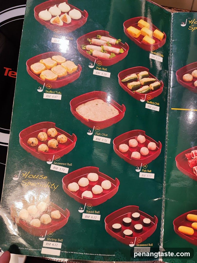 Sushi Menu Page