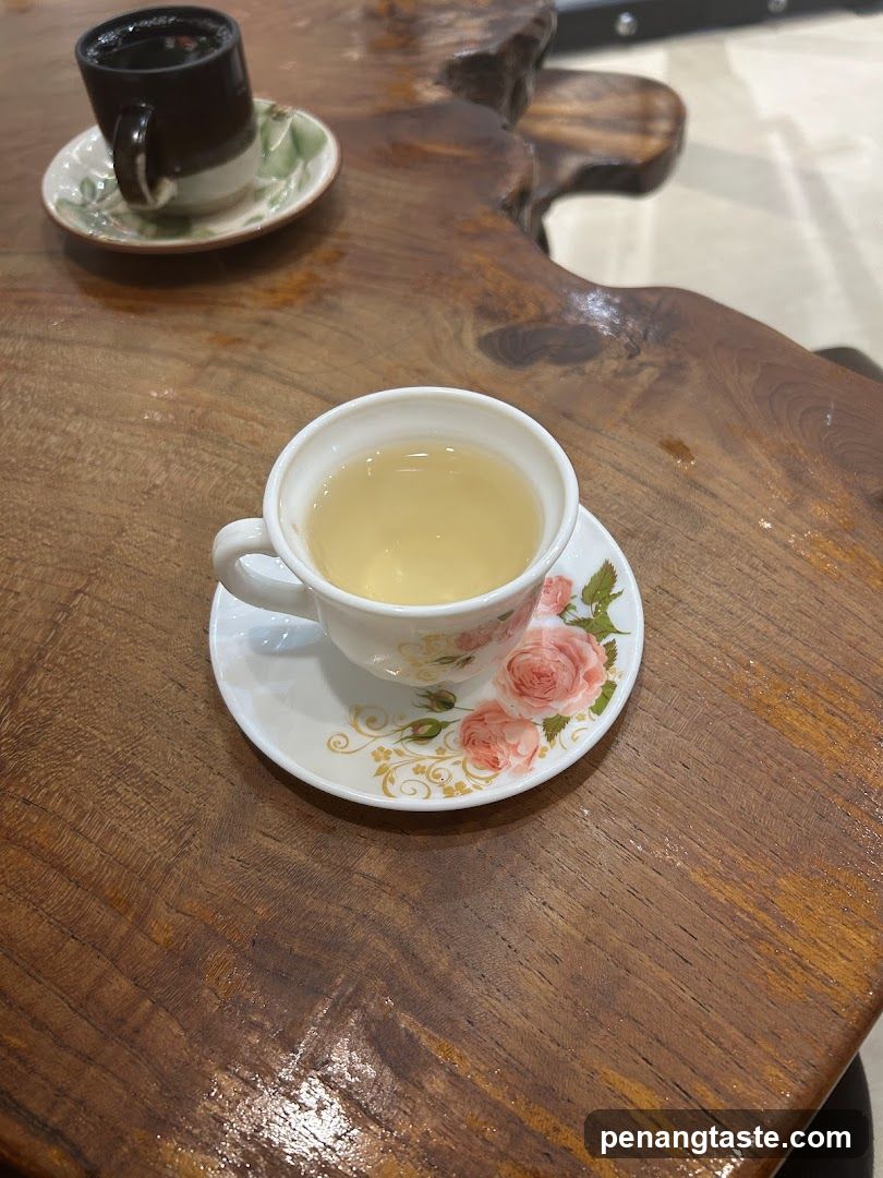 Tea and Coffee on Wooden Table