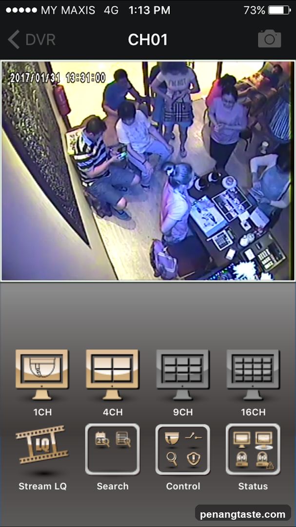 DVR Monitor Interior Scene