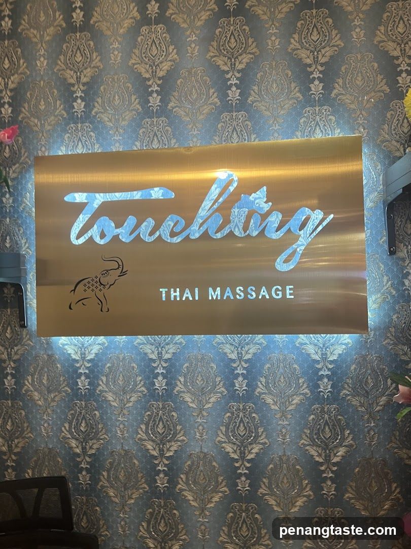 Touching Thai Massage Sign