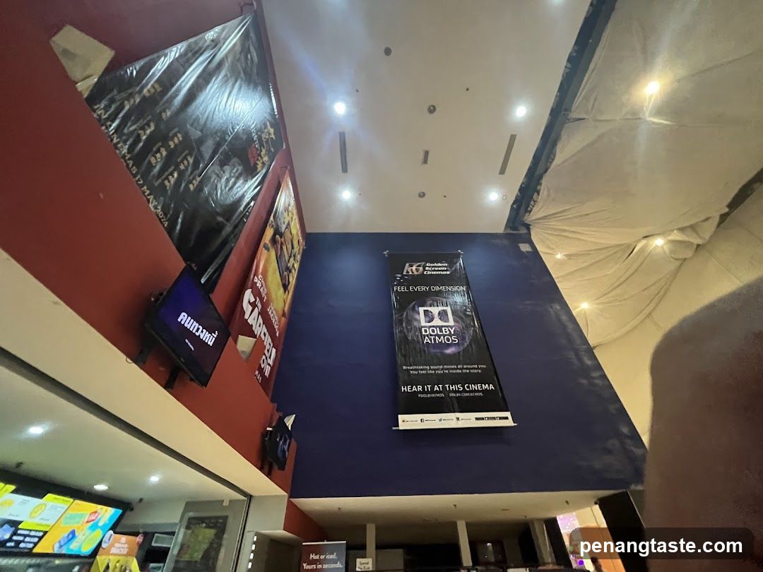 Cinema Interior with Dolby Atmos Banner