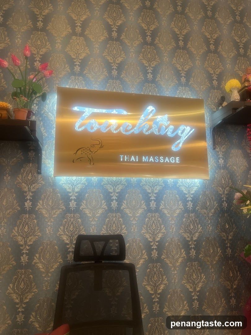 Touching Thai Massage Interior Signage