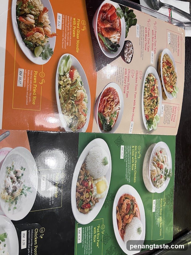 Thai Restaurant Menu