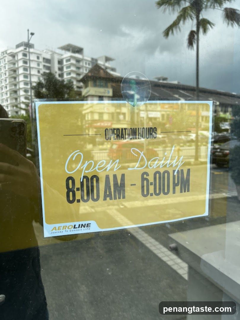 Operation Hours Sign