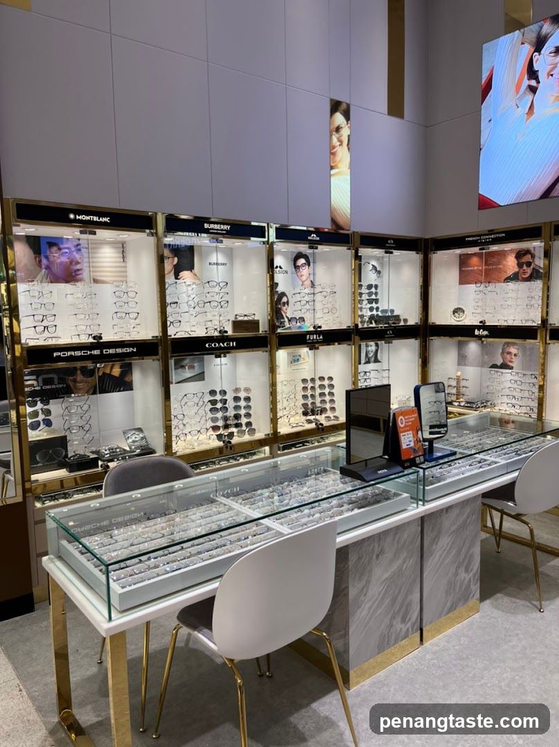 Luxury Eyewear Display Counter