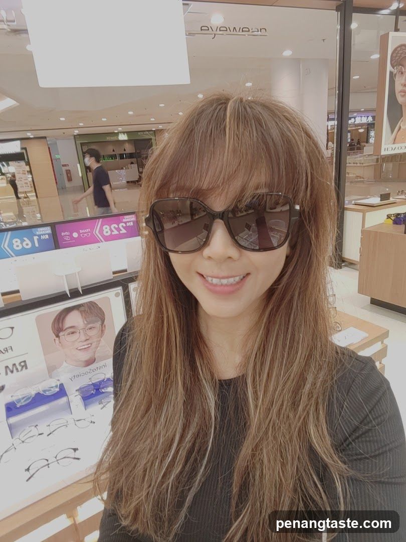 Eyewear Store Interior Selfie