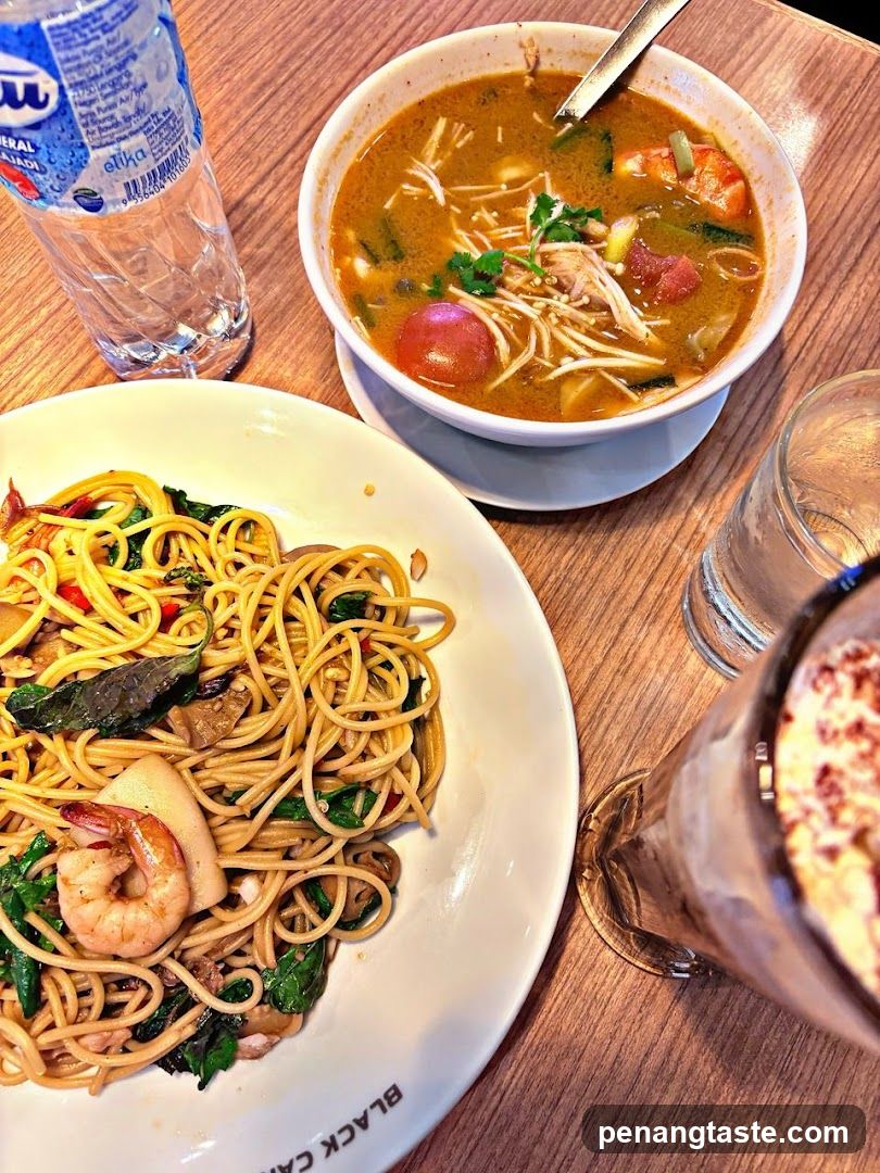 Food on a wooden table