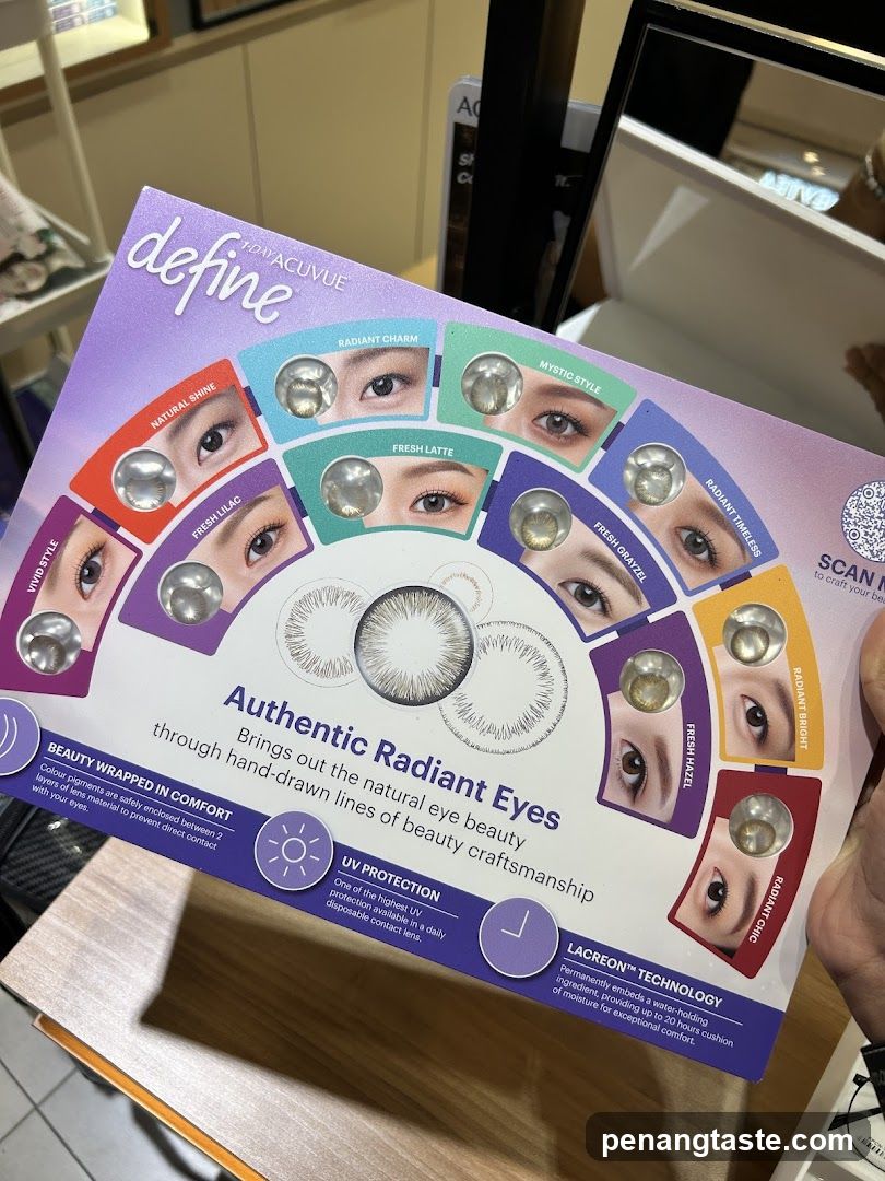 Acuvue Define Contact Lens Display