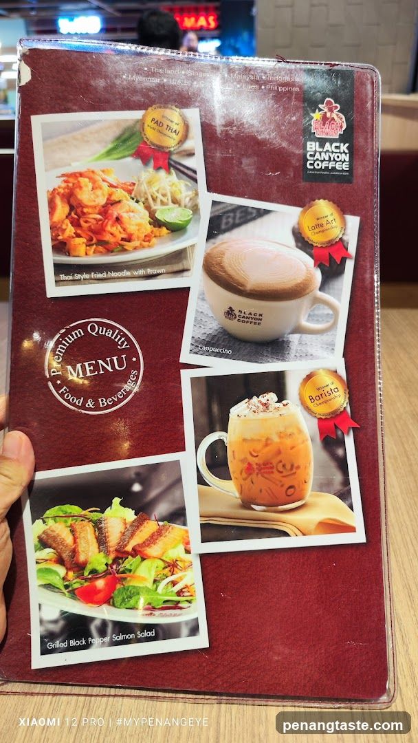 Black Canton Coffee Menu