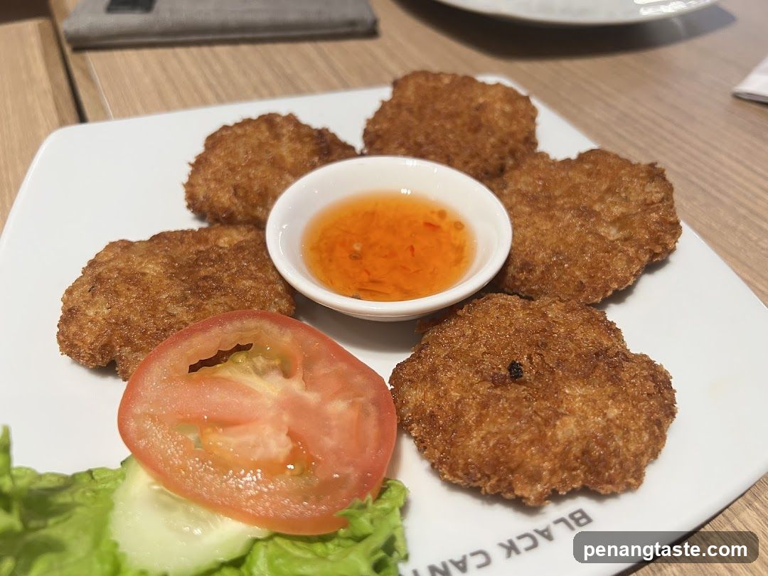 Fried Cakes with Tomato and Sauce