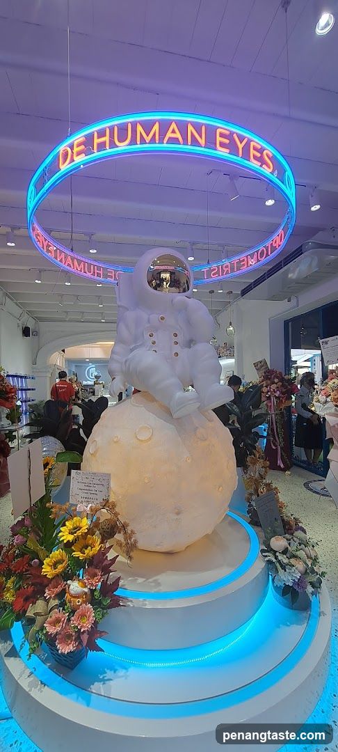 Astronaut on Moon Display