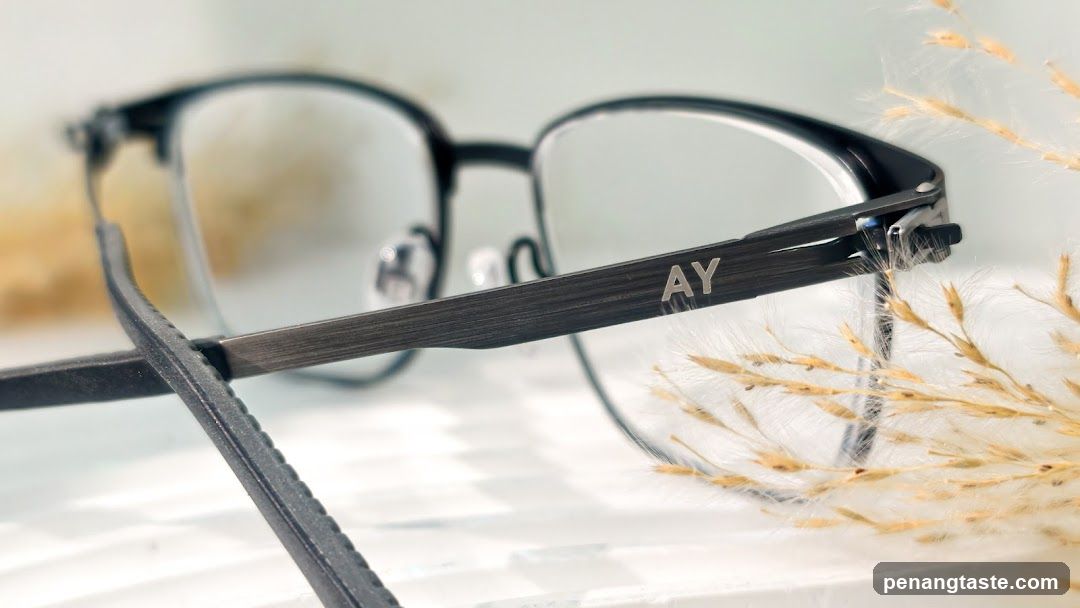 Eyeglasses with AY Branding