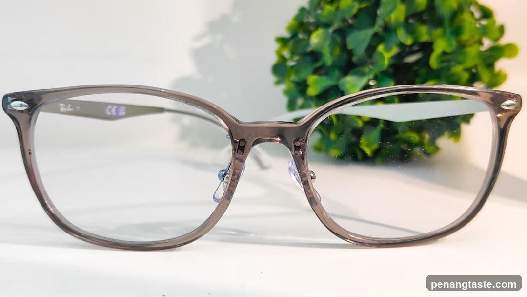 Eyeglasses on White Surface