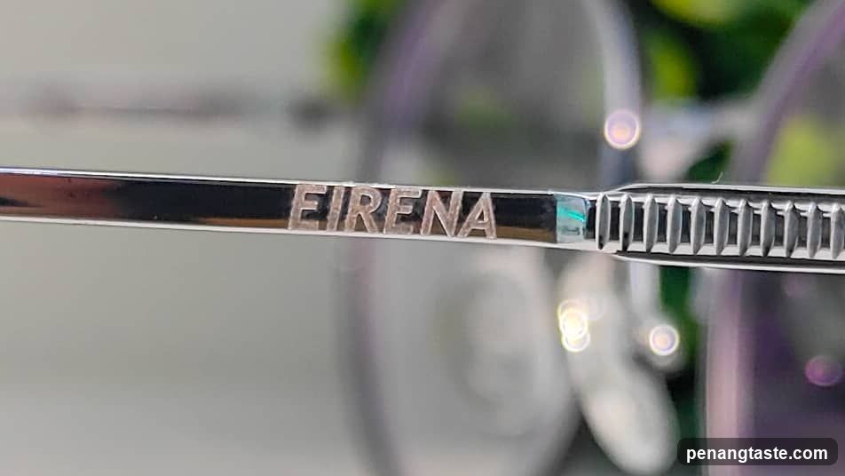 Eirena Glasses Arm Detail